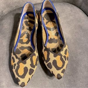 Rothy’s Big Cat Cheetah Flats Size 7